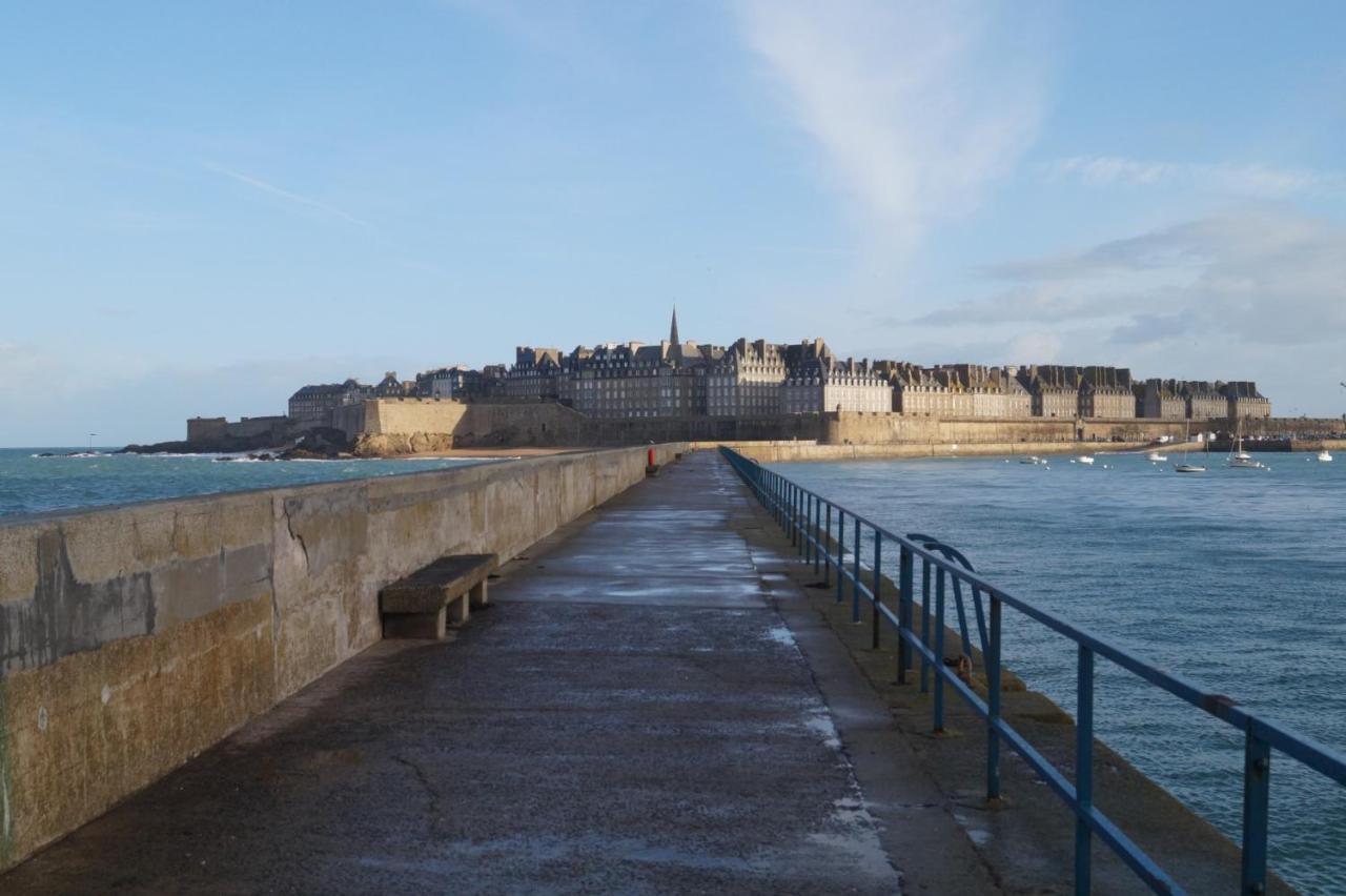 הוילה Saint Malo, Le Pont, Maison Plage A 100M מראה חיצוני תמונה