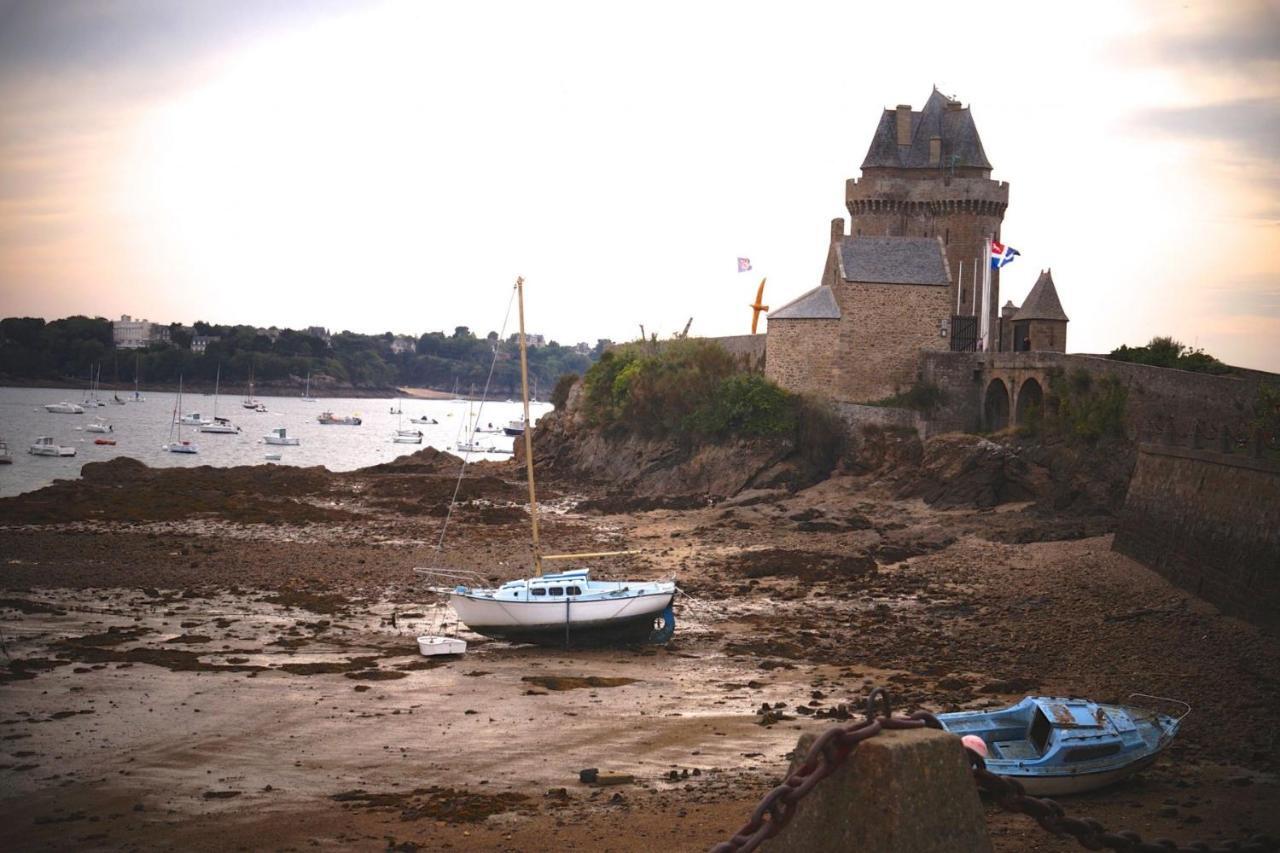 הוילה Saint Malo, Le Pont, Maison Plage A 100M מראה חיצוני תמונה